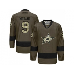 Dallas Stars #9 Mike Modano Green Salute to Service Stitched NHL Jersey