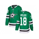 Men Adidas Dallas Stars #18 Tyler Pitlick Green Home Authentic Stitched NHL Jersey