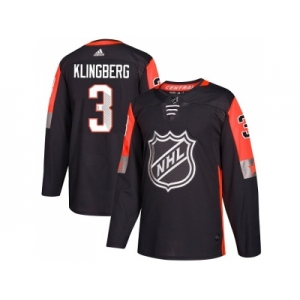 Men Adidas Dallas Stars #3 John Klingberg Black 2018 All-Star Central Division Authentic Stitched NHL Jersey