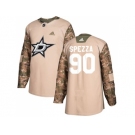 Men Adidas Dallas Stars #90 Jason Spezza Camo Authentic 2017 Veterans Day Stitched NHL Jersey