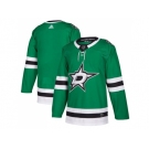 Men Adidas Dallas Stars Blank Green Home Authentic Stitched NHL Jersey