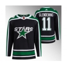 Men's Dallas Stars #11 Luke Glendening Black 2022-23 Reverse Retro Stitched Jersey