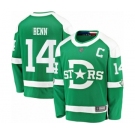 Men's Dallas Stars #14 Jamie Benn Authentic Green 2020 Winter Classic Fanatics Branded Breakaway Hockey Jersey