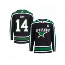 Men's Dallas Stars #14 Jamie Benn Black 2022-23 Reverse Retro Stitched Jersey