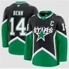 Men's Dallas Stars #14 Jamie Benn Black 2025-26 Alternate Stitched Hockey Jersey
