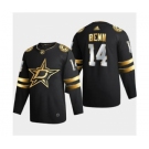 Men's Dallas Stars #14 Jamie Benn Black Golden Edition Limited Stitched Hockey Jersey