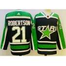 Men's Dallas Stars #21 Jason Robertson Black 2022 Reverse Retro Authentic Jersey