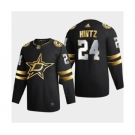 Men's Dallas Stars #24 Roope Hintz Black Golden Edition Limited Stitched Hockey Jersey