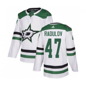 Men's Dallas Stars #47 Alexander Radulov White Road Stitched Hockey Jersey