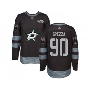 Men's Dallas Stars #90 Jason Spezza Black 1917-2017 100th Anniversary Stitched NHL Jersey