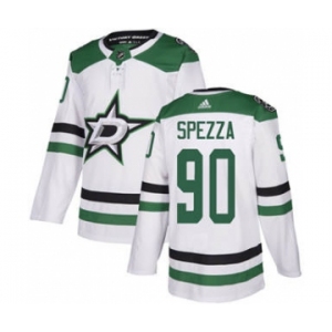 Men's Dallas Stars #90 Jason Spezza White Road Stitched Hockey Jersey
