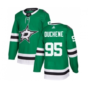 Men's Dallas Stars #95 Matt Duchene Green Stitched Jersey