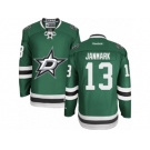 Men's Reebok Dallas Stars #13 Mattias Janmark Authentic Green Home NHL Jersey