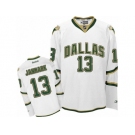 Men's Reebok Dallas Stars #13 Mattias Janmark Authentic White Third NHL Jersey