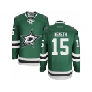 Men's Reebok Dallas Stars #15 Patrik Nemeth Authentic Green Home NHL Jersey