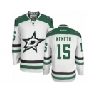 Men's Reebok Dallas Stars #15 Patrik Nemeth Authentic White Away NHL Jersey