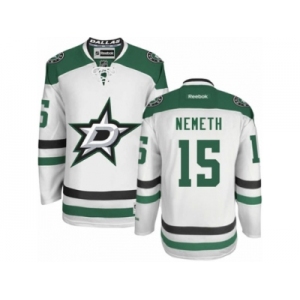 Men's Reebok Dallas Stars #15 Patrik Nemeth Authentic White Away NHL Jersey