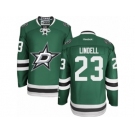 Men's Reebok Dallas Stars #23 Esa Lindell Authentic Green Home NHL Jersey