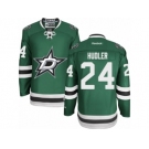 Men's Reebok Dallas Stars #24 Jiri Hudler Authentic Green Home NHL Jersey