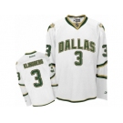 Men's Reebok Dallas Stars #3 John Klingberg Authentic White Third NHL Jersey