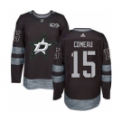 Men's Stars #15 Blake Comeau Black 1917-2017 100th Anniversary Stitched Hockey Jersey