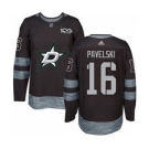 Men's Stars #16 Joe Pavelski Black 1917-2017 100th Anniversary Stitched Hockey Jersey