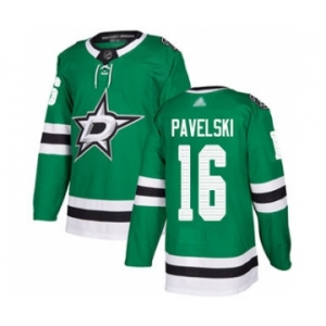 Men's Stars #16 Joe Pavelski Green Home Stitched Hockey Jersey