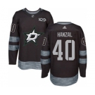 Men's Stars #40 Martin Hanzal Black 1917-2017 100th Anniversary Stitched Hockey Jersey