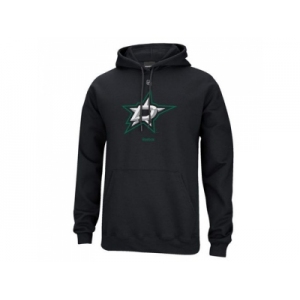 Reebok Dallas Stars Black Primary Logo Pullover Hoodie