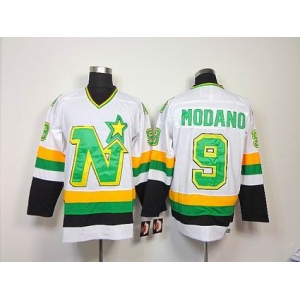 nhl jerseys dallas stars #9 modano white[ccm]