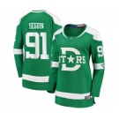 Women's Dallas Stars #91 Tyler Seguin Authentic Green 2020 Winter Classic Fanatics Branded Breakaway Hockey Jersey