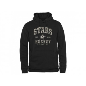 Men's Dallas Stars Black Camo Stack Pullover Hoodie