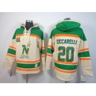 nhl jerseys dallas stars #20 ciccarelli green-cream[pullover hooded sweatshirt]