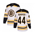 Adidas Boston Bruins #44 Steven Kampfer Authentic White Away NHL Jersey