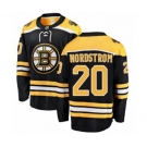 Boston Bruins #20 Joakim Nordstrom Authentic Black Home Fanatics Branded Breakaway NHL Jersey