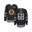 Boston Bruins #68 Jaromir Jagr Black 1917-2017 100th Anniversary Stitched NHL Jersey