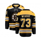 Boston Bruins #73 Charlie McAvoy Authentic Black Home Fanatics Branded Breakaway NHL Jersey