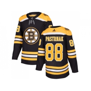 Men Adidas Boston Bruins #88 David Pastrnak Black Home Authentic Stitched NHL Jersey