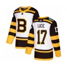 Men's Adidas Boston Bruins #17 Milan Lucic Authentic White 2019 Winter Classic NHL Jersey