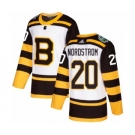 Men's Adidas Boston Bruins #20 Joakim Nordstrom Authentic White 2019 Winter Classic NHL Jersey