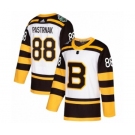 Men's Adidas Boston Bruins #88 David Pastrnak Authentic White 2019 Winter Classic NHL Jersey