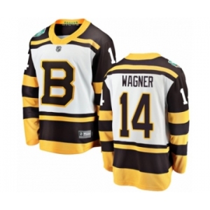 Men's Boston Bruins #14 Chris Wagner White 2019 Winter Classic Fanatics Branded Breakaway NHL Jersey