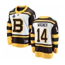 Men's Boston Bruins #14 Chris Wagner White Winter Classic Fanatics Branded Breakaway 2019 Stanley Cup Final Bound Hockey Jersey