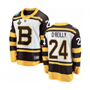 Men's Boston Bruins #24 Terry O'Reilly White Winter Classic Fanatics Branded Breakaway 2019 Stanley Cup Final Bound Hockey Jersey