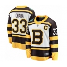 Men's Boston Bruins #33 Zdeno Chara White 2019 Winter Classic Fanatics Branded Breakaway NHL Jersey