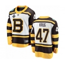 Men's Boston Bruins #47 Torey Krug White Winter Classic Fanatics Branded Breakaway 2019 Stanley Cup Final Bound Hockey Jersey