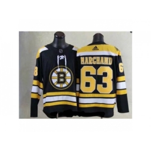 Men's Boston Bruins #63 Brad Marchand Black 2017-2018 adidas Hockey Stitched NHL Jersey