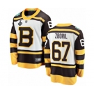 Men's Boston Bruins #67 Jakub Zboril White Winter Classic Fanatics Branded Breakaway 2019 Stanley Cup Final Bound Hockey Jersey