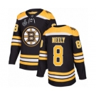 Men's Boston Bruins #8 Cam Neely Premier Black Home 2019 Stanley Cup Final Bound Hockey Jersey