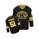 Men's Reebok Boston Bruins #51 Ryan Spooner Authentic Black Third NHL Jersey